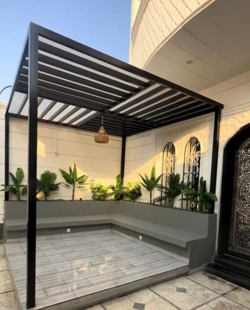 مظلات جلسات بواسطة مظلات وسواتر المحترف المتميز