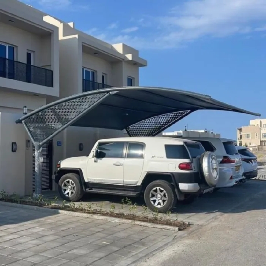 تركيب مظلات سيارات بالرياض بشكل إحترافي من مؤسسة مظلات وسواتر المحترف المتميز