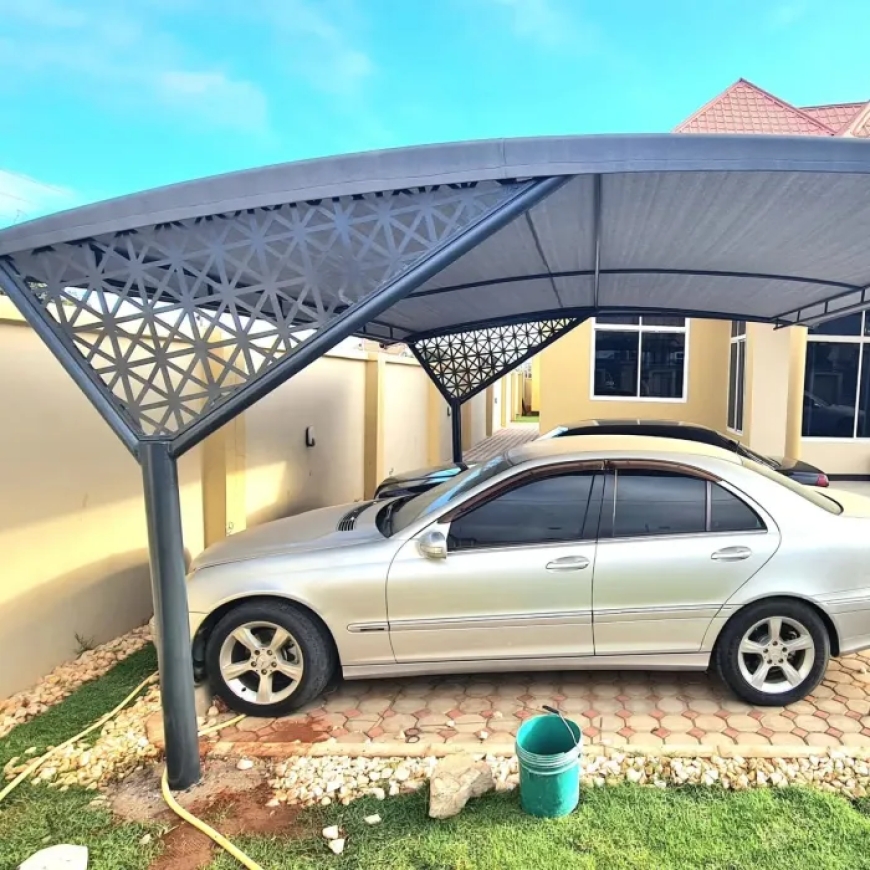 تركيب مظلات سيارات بالرياض بشكل إحترافي من مؤسسة مظلات وسواتر المحترف المتميز